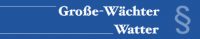 Logo Kanzlei für Arbeitsrecht Große-Wächter- Watter