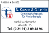 Logo N. Kassen & G. Leiritz Gemeinschaftspraxis für Physiotherapie